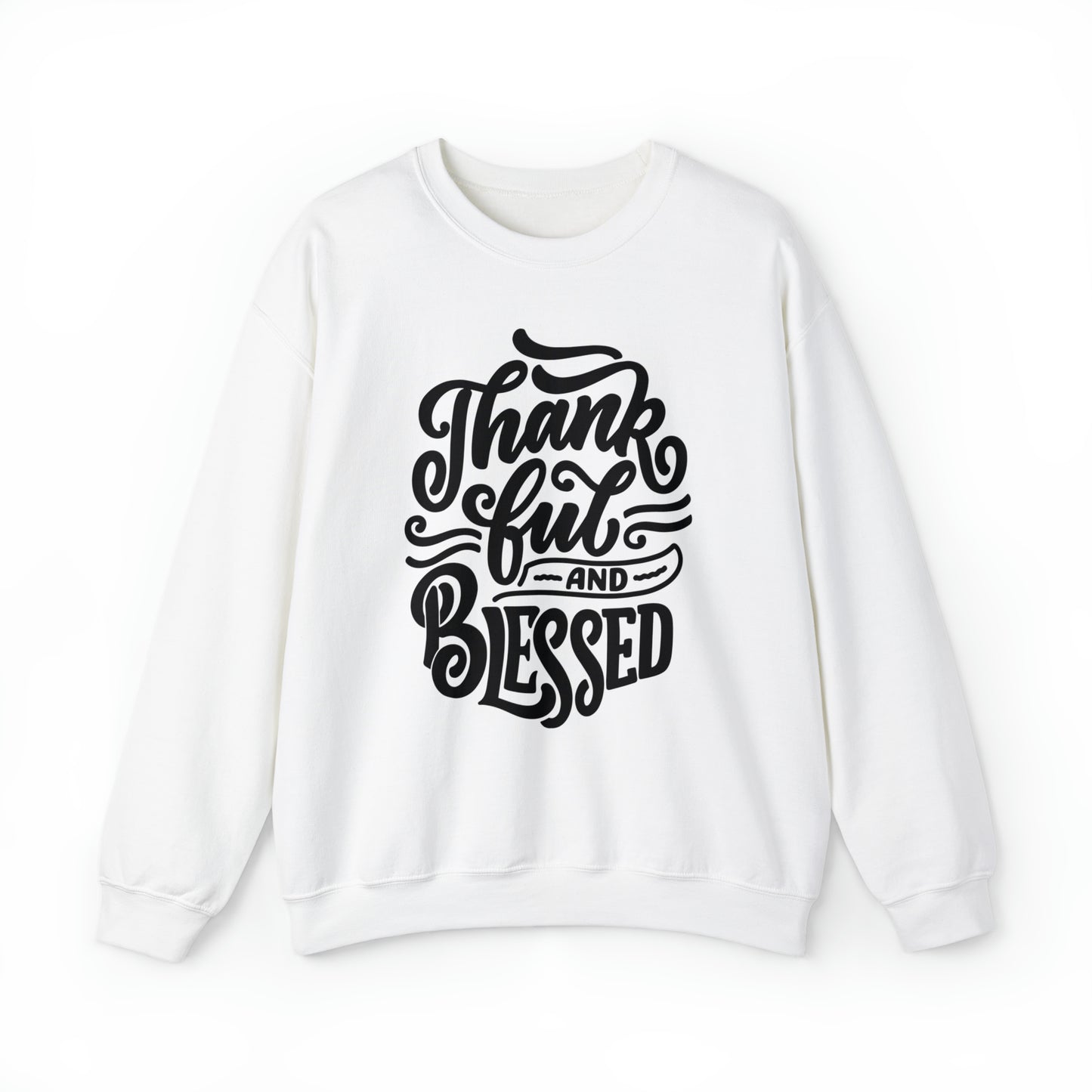 Thankful & Blessed | Unisex Heavy Blend™ Crewneck Sweatshirt