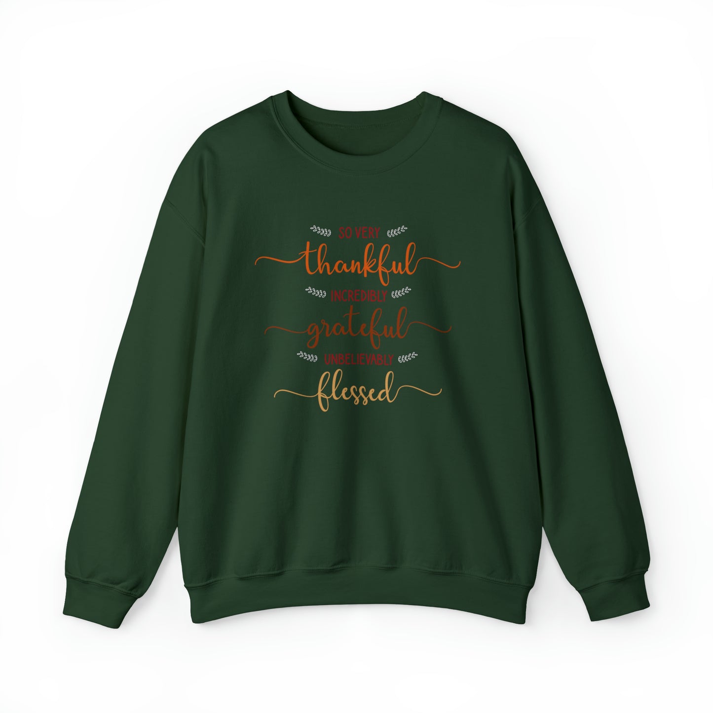 Thankful Grateful & Blessed Yes! | Unisex Heavy Blend™ Crewneck Sweatshirt