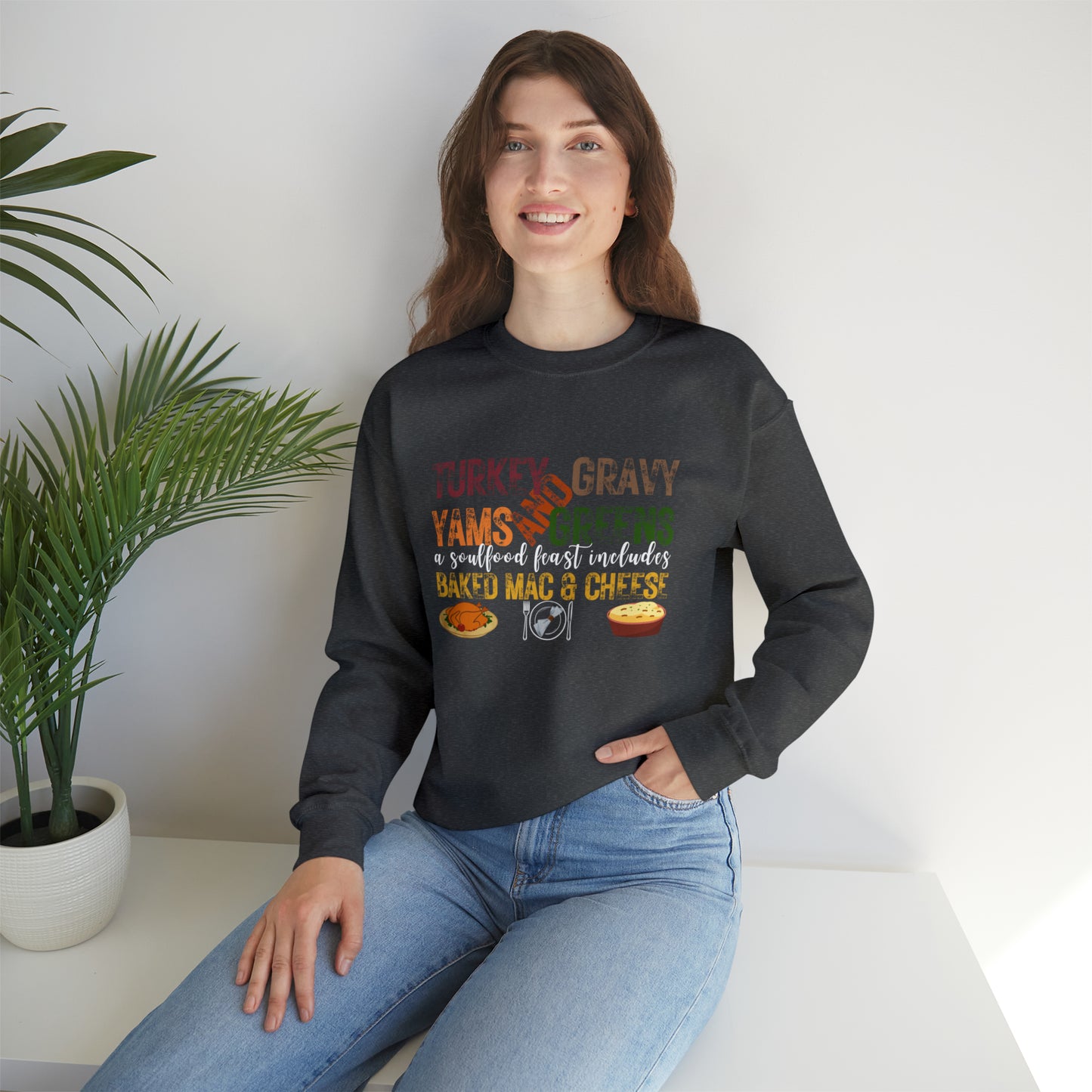 Soulful Thanksgiving | Unisex Heavy Blend™ Crewneck Sweatshirt