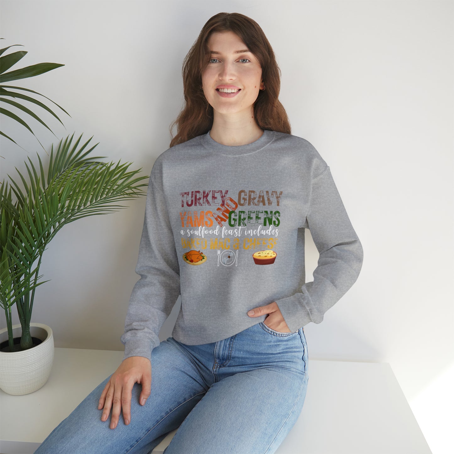 Soulful Thanksgiving | Unisex Heavy Blend™ Crewneck Sweatshirt