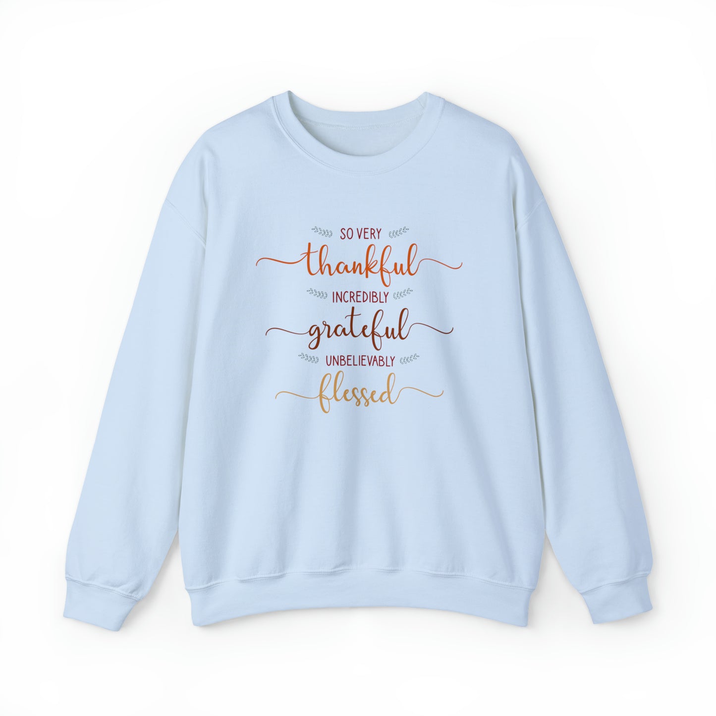 Thankful Grateful & Blessed Yes! | Unisex Heavy Blend™ Crewneck Sweatshirt