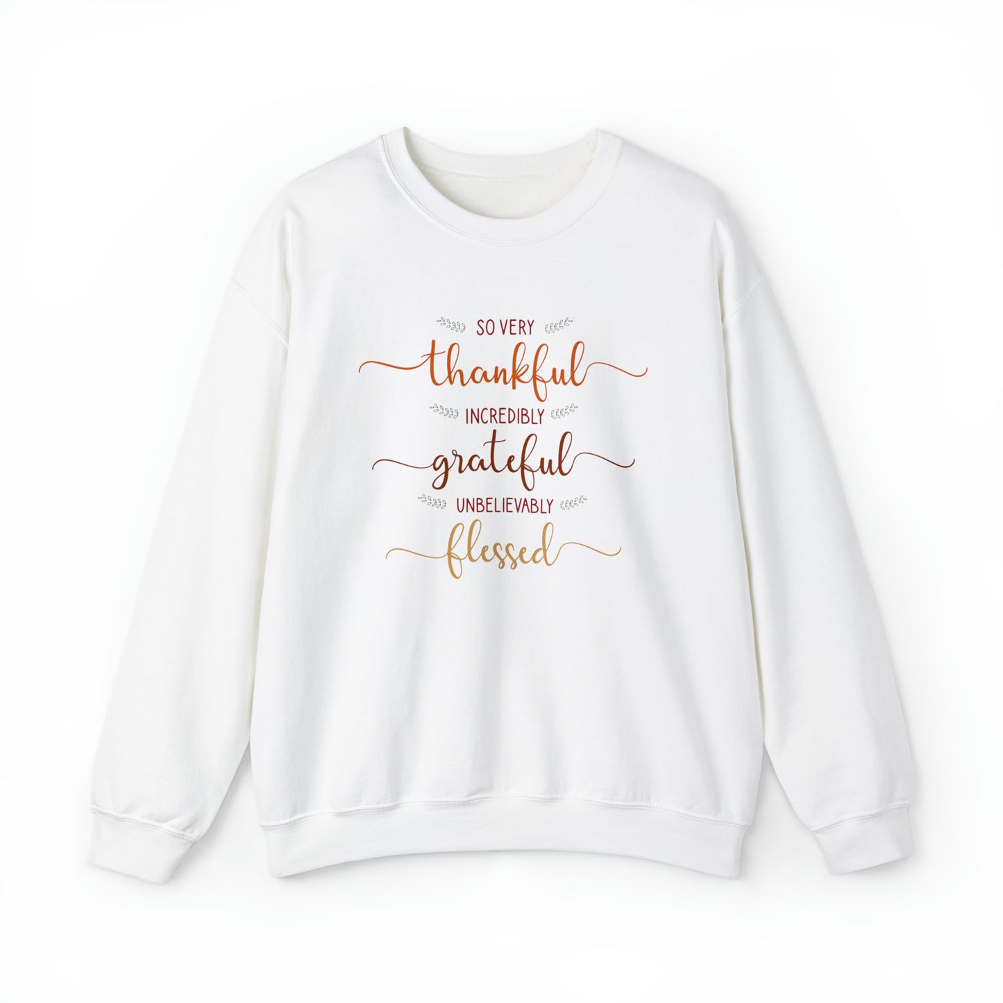 Thankful Grateful & Blessed Yes! | Unisex Heavy Blend™ Crewneck Sweatshirt