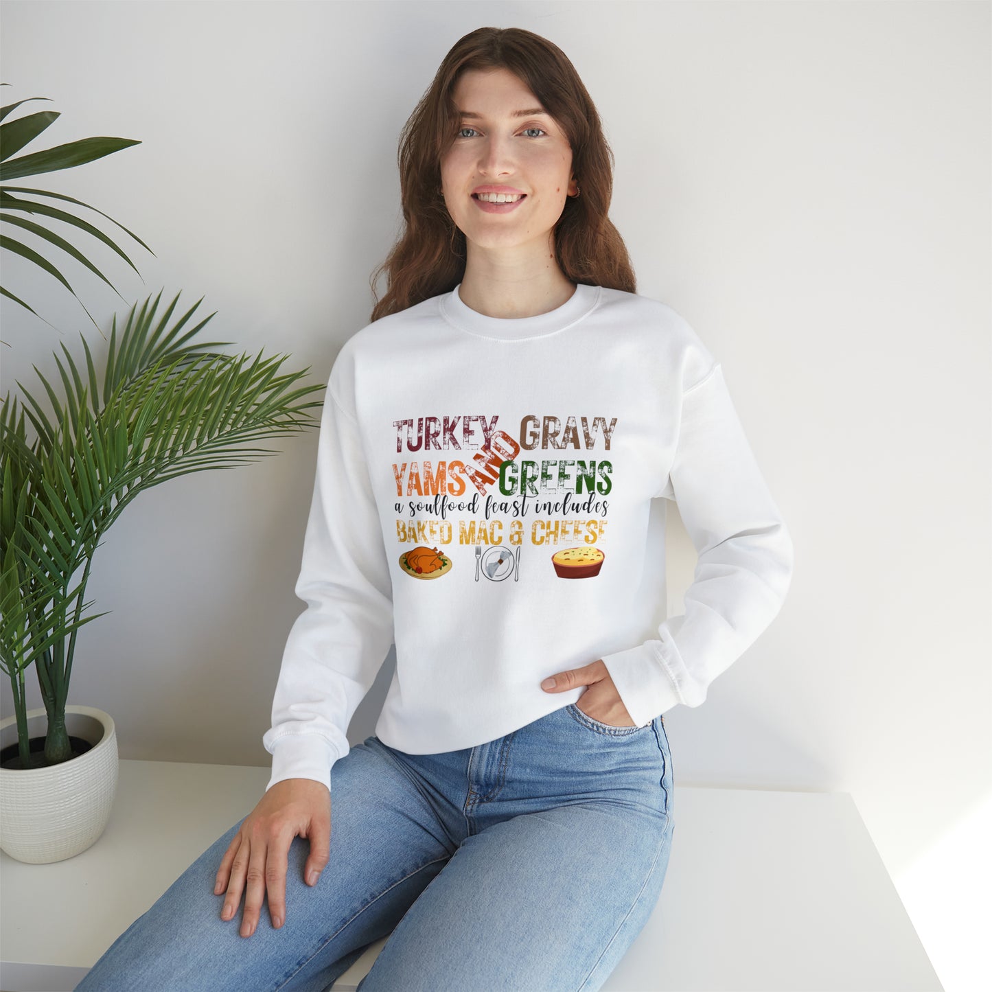 Soulful Thanksgiving | Unisex Heavy Blend™ Crewneck Sweatshirt