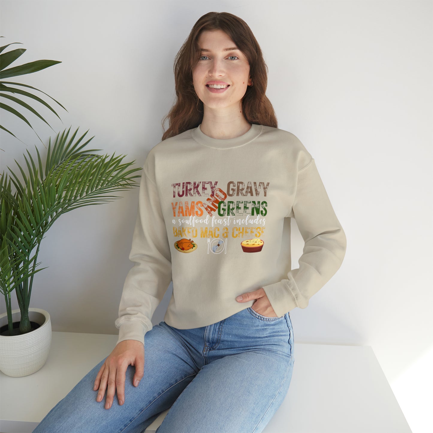 Soulful Thanksgiving | Unisex Heavy Blend™ Crewneck Sweatshirt