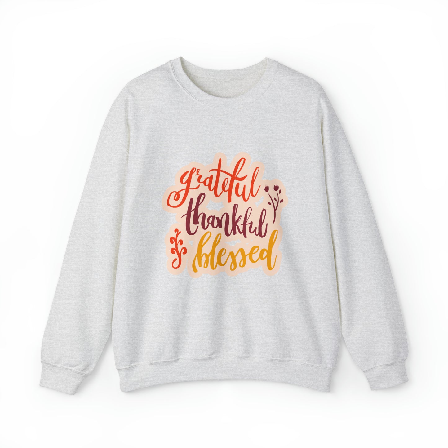 Grateful Thankful and Blessed | Unisex Heavy Blend™ Crewneck Sweatshirt