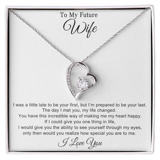 To My Future Wife | I Love You - Forever Love Necklace